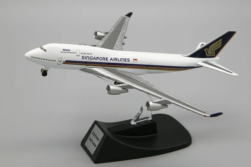 Modelo a escala de Boeing 747