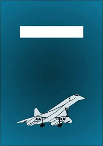 Cuaderno con ilustracion del Concorde